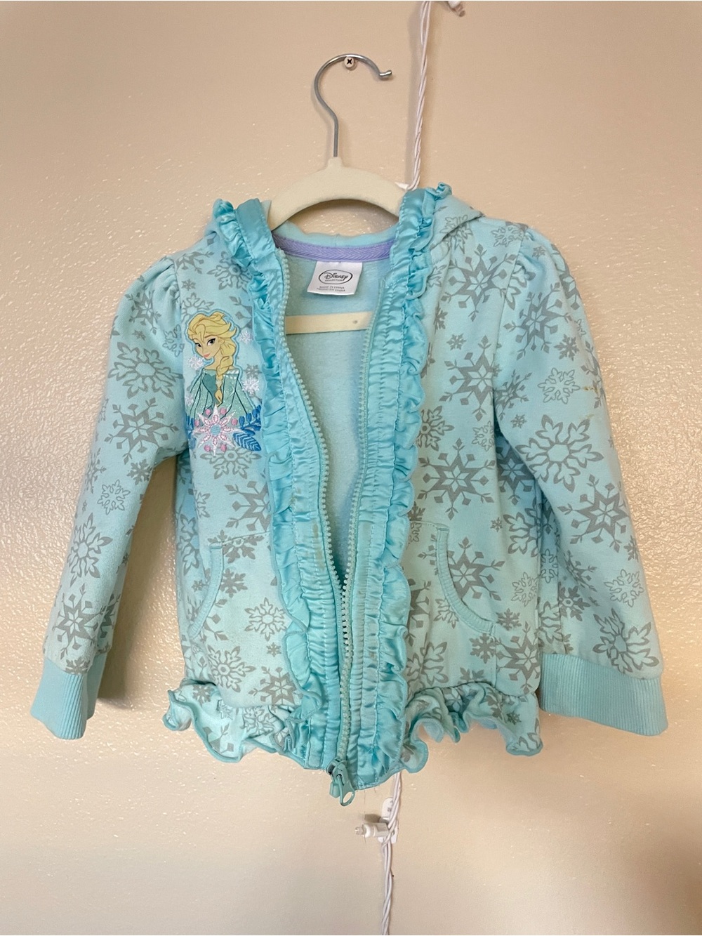 DISNEY FROZEN 3t Zip Up Hoodie
